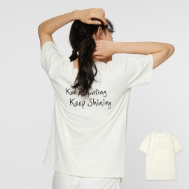 데일리 캐주얼 홈웨어 KEEP 티셔츠_KEEP