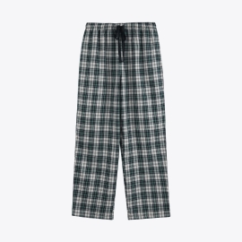 체크선염 남성 9부 팬츠